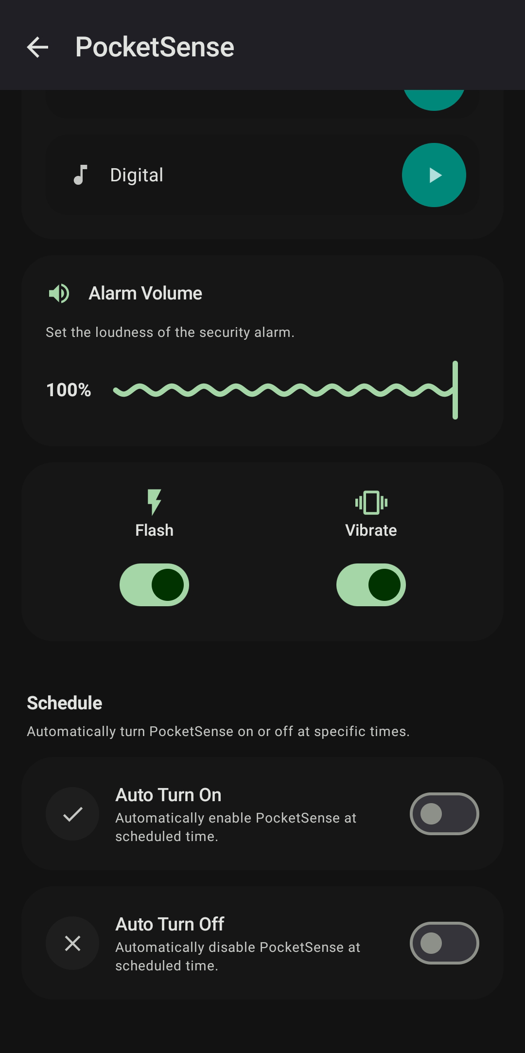 PocketSense Custom Sounds