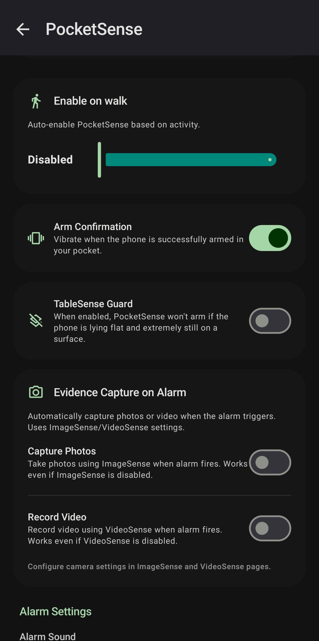 PocketSense TableSense Guard